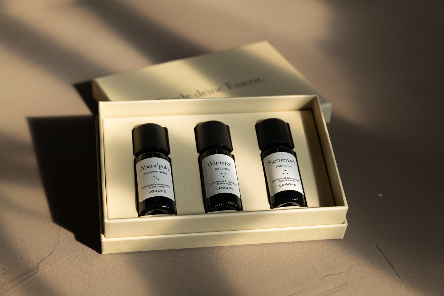Geschenkbox &quot;Klassiker&quot; – 3er Ätherische Öle Set