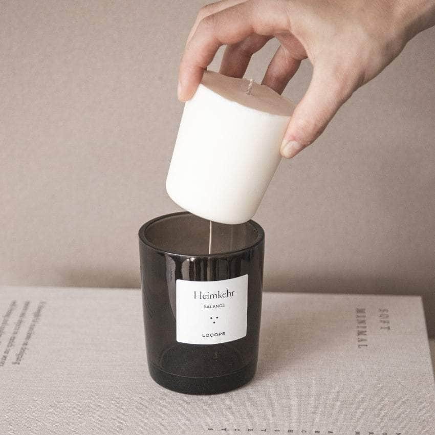 Looops SET: Blütezeit Duftkerze + Refill 250 g