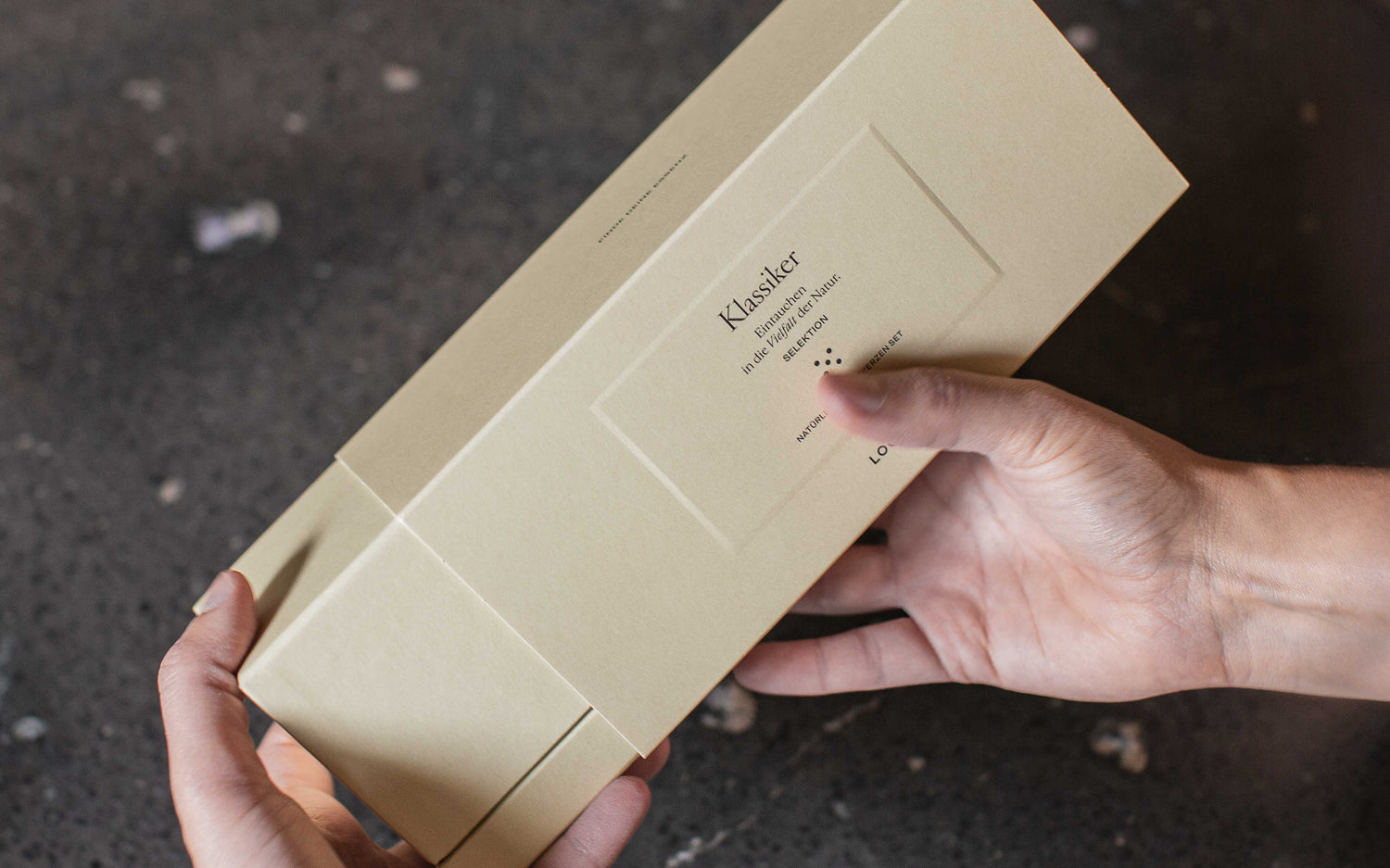 Geschenkbox &quot;Klassiker&quot; – 3er Duftkerzen Set