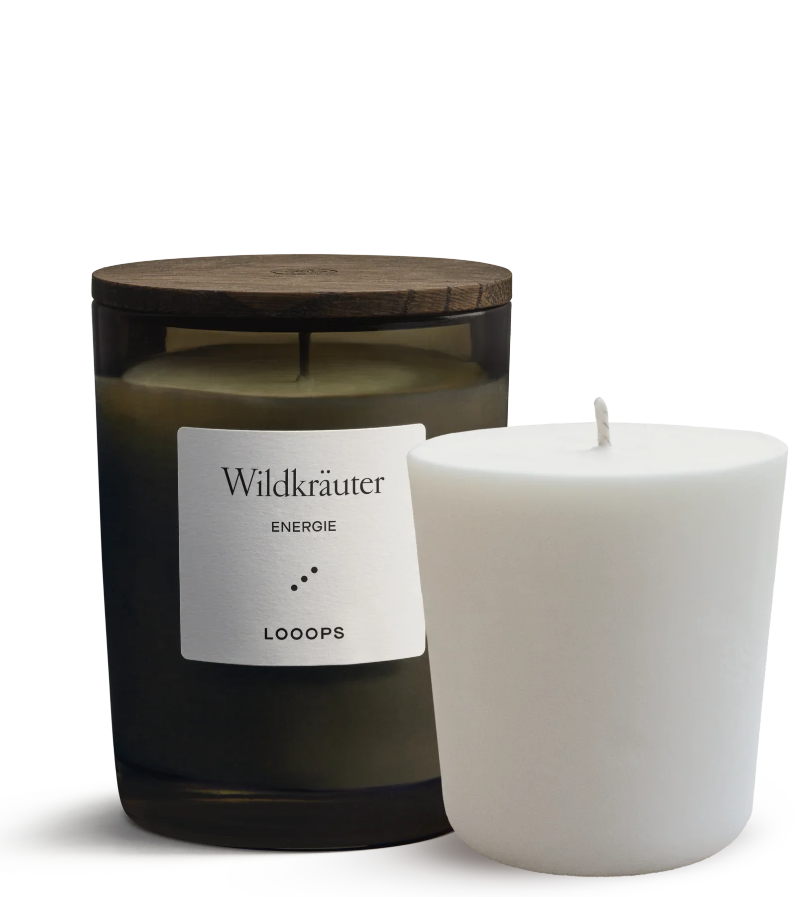SET: Wildkräuter Duftkerze + Refill 250 g