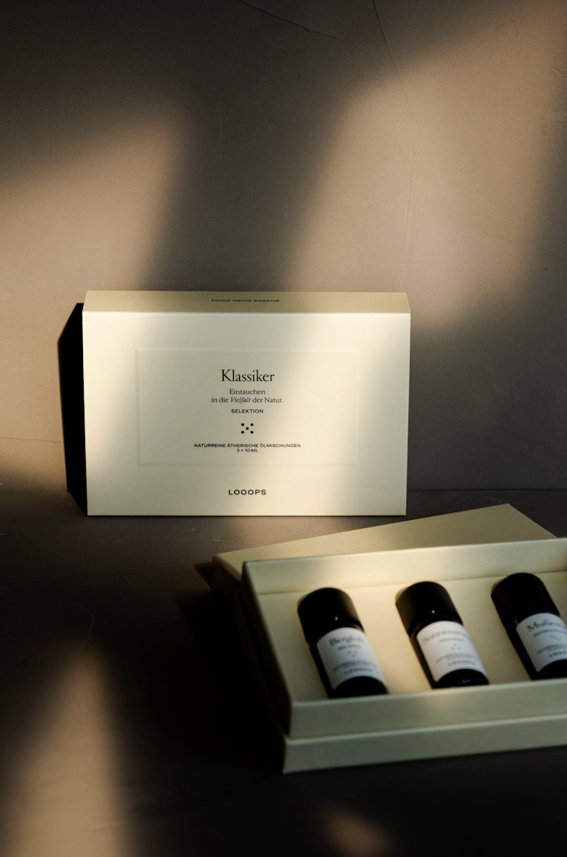 Geschenkbox &quot;Die Vierte Jahreszeit&quot; – 3er Ätherische Öle Set